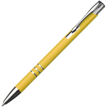 Logo trade promotional merchandise image of: Metal ballpen NEW JERSEY