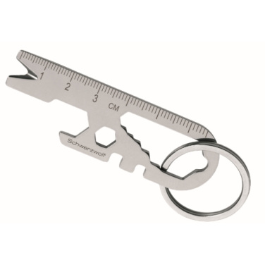 Logotrade promotional products photo of: Multifunctional keychain ATACAMA Schwarzwolf