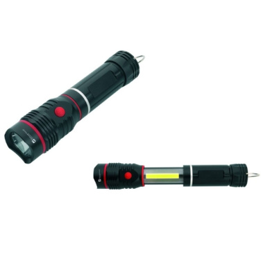 Logo trade promotional gift photo of: Flashlight BIWA Schwarzwolf
