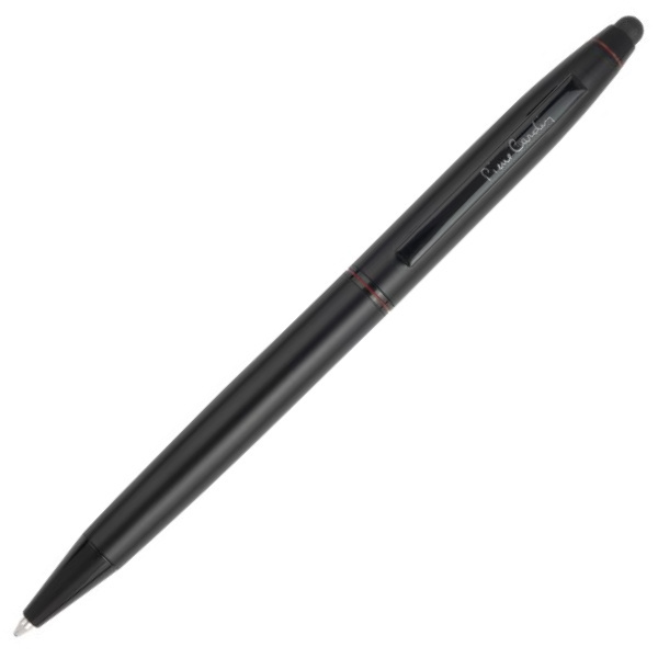 Logo trade promotional items image of: Metal ballpoint pen, touch pen RENDOME Pierre Cardin