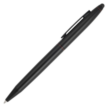 Logo trade promotional merchandise image of: Metal ballpoint pen, touch pen RENDOME Pierre Cardin