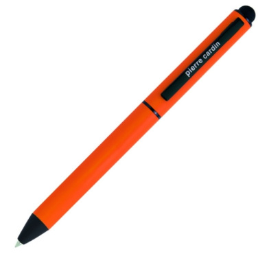 Logotrade promotional gift image of: Metal ballpoint pen, touch pen, soft touch CELEBRATION Pierre Cardin