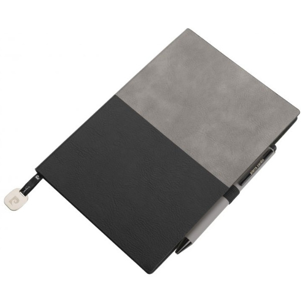 Logotrade promotional product image of: Notepad A5 & ballpoint pen REPORTER Pierre Cardin