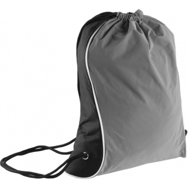 Logo trade promotional products image of: Drawstring bag DENISON Schwarzwolf