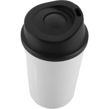 Logo trade corporate gifts image of: Thermo mug LIARD Schwarzwolf
