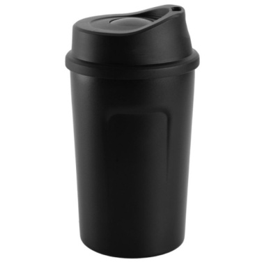 Logo trade promotional giveaways image of: Thermo mug LIARD Schwarzwolf