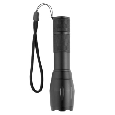 Logotrade promotional giveaway picture of: Flashlight DELGADA Schwarzwolf