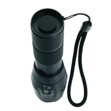 Logotrade promotional giveaway picture of: Flashlight DELGADA Schwarzwolf