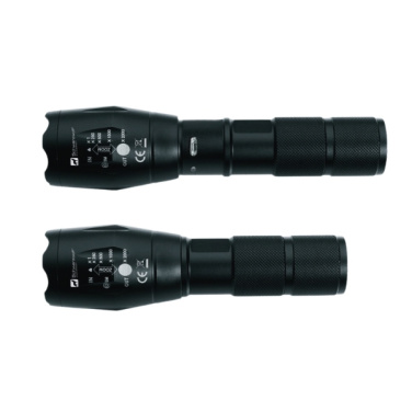 Logo trade corporate gifts picture of: Flashlight DELGADA Schwarzwolf