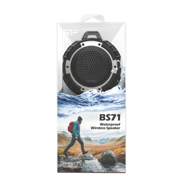 Logo trade business gifts image of: BLUETOOTH SPEAKER BS71 SILICON POWER