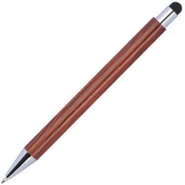 Logotrade promotional giveaway image of: Wooden ballpen BILZEN