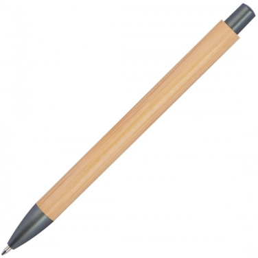 Logo trade promotional item photo of: Bamboo ballpen BERINGEN