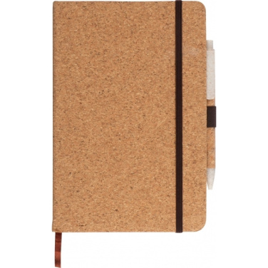 Logo trade advertising products image of: A5 Notebook BASTOGNE
