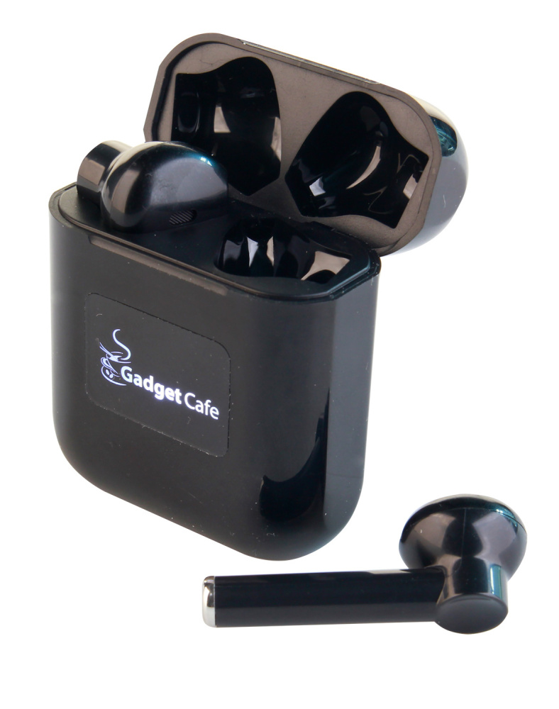 Logo trade business gift photo of: Wireless earbuds with light up logo
