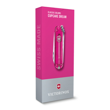 Logo trade business gift photo of: Pocket knife Classic SD transparent Victorinox
