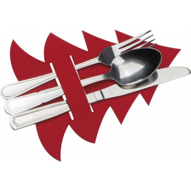 Logo trade promotional gifts picture of: Cutlery pad in Christmas tree shape DUFFEL