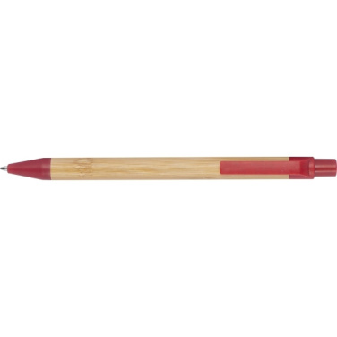 Logo trade promotional items picture of: Wheatstraw and bamboo ballpen HALLE