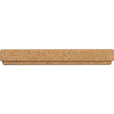 Logo trade promotional items image of: Twist-ballpen metal and cork LILLEHAMMER
