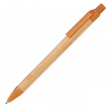 Logo trade promotional merchandise picture of: Wheatstraw and bamboo ballpen HALLE