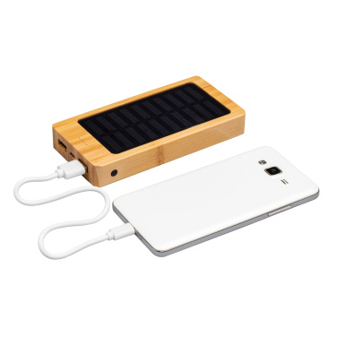 Logo trade promotional items image of: Bamboo power bank BAKERSFIELD