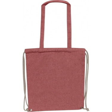 Logo trade promotional giveaways picture of: Recycled cotton bag ADDISON