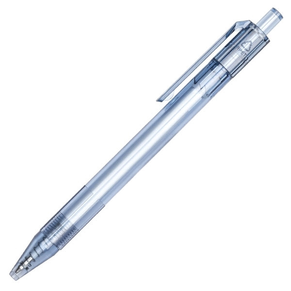 Logo trade promotional giveaways image of: Transparent ballpen GLASGOW