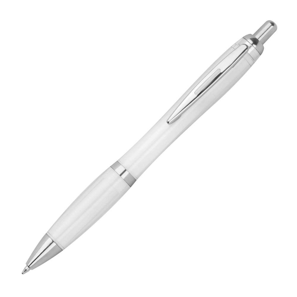Logotrade promotional merchandise photo of: Transparent ballpen ALKEN