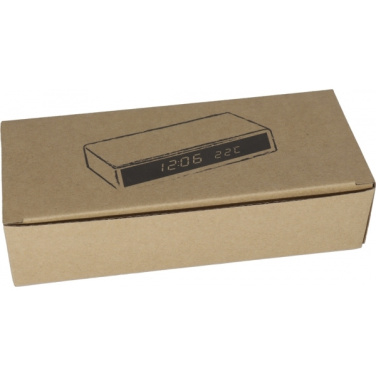 Logo trade advertising products image of: Desk clock TRONDHEIM