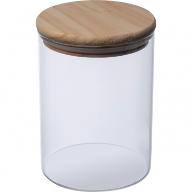 Logo trade promotional merchandise photo of: Pojemnik szklany OSAKA 700 ml