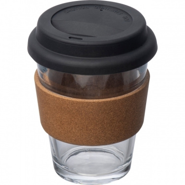 Logotrade promotional merchandise photo of: Glass drinking cup WROCŁAW 350ml