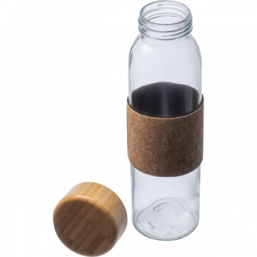 Logotrade promotional giveaways photo of: Glass bottle SKOPJE 500 ml