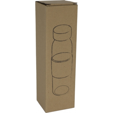 Logo trade advertising products picture of: Glass bottle SKOPJE 500 ml