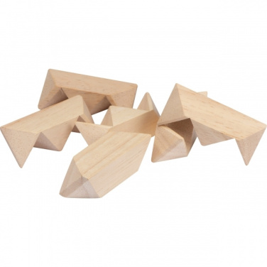 Logotrade promotional items photo of: Wooden puzzle TOULOUSE