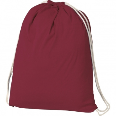 Logotrade promotional item image of: Cotton gym bag BUDAPEST