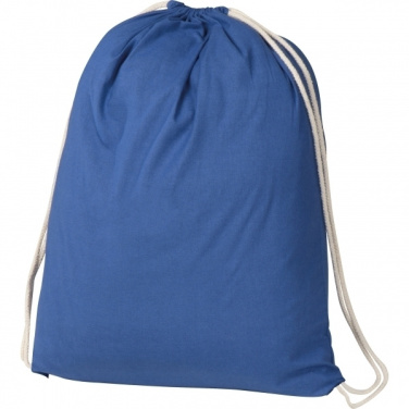 Logo trade business gifts image of: Cotton gym bag BUDAPEST