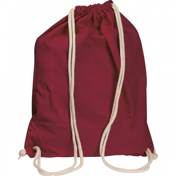 Logotrade promotional product image of: Cotton gym bag CARLSBAD