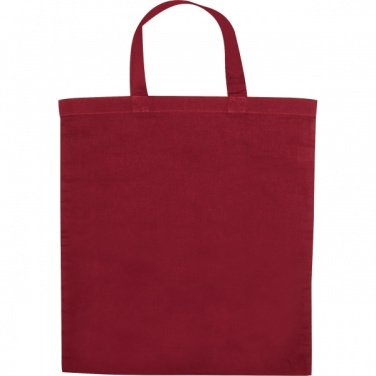 Logo trade corporate gift photo of: Cotton bag with short handles BREGENZ