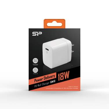 Logo trade promotional item photo of: SILICON POWER BOOST CHARGER (US EU) QM10