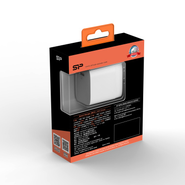 Logo trade promotional item photo of: SILICON POWER BOOST CHARGER (US EU) QM10