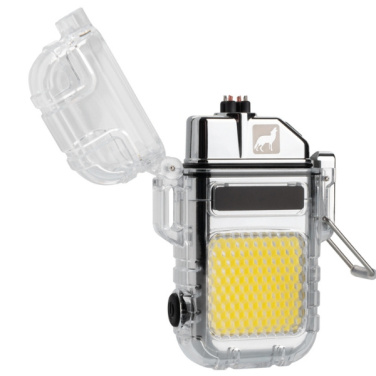 Logotrade promotional product image of: Electrical lighter CALBUCO Schwarzwolf