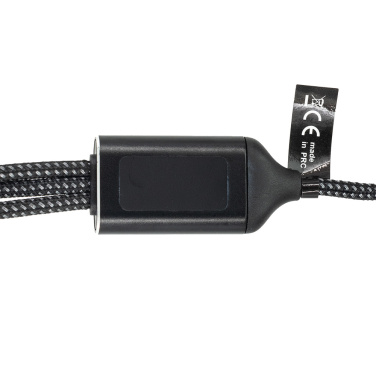 Logotrade promotional products photo of: 3 in 1 cable with elighted logo Pierre Cardin