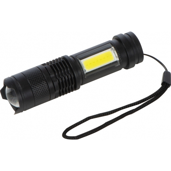 Logo trade business gifts image of: Rechargeable flashlight AARHUS