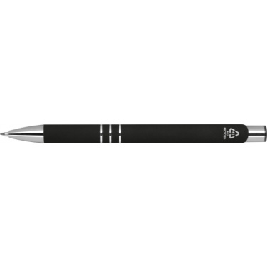 Logotrade promotional item picture of: Semi gel pen soft touch DUNMORE