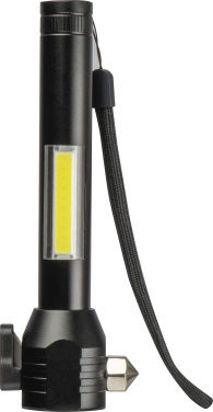 Logo trade promotional merchandise photo of: Rechargeable flashlight Trent