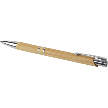 Logotrade advertising product picture of: Wicker bamboo ballpoint pen