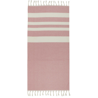 Logo trade promotional gift photo of: Anders hammam towel 147 x 75.5 cm
