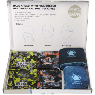 Logotrade advertising products photo of: Sublimation headwear sample box