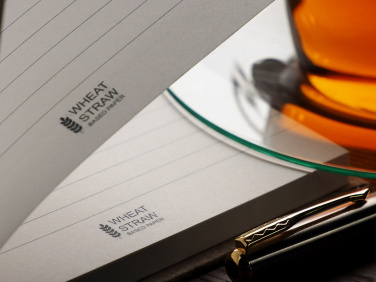 Logo trade promotional merchandise photo of: Recycled Tea Notebook 209734000