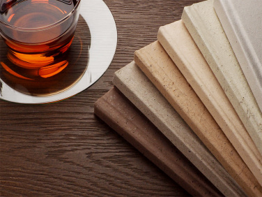 Logotrade corporate gift image of: Recycled Tea Notebook 209734000
