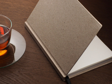 Logo trade promotional items image of: Recycled Tea Notebook 209734000
